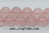 CRQ53 15.5 inches 12mm round natural rose quartz beads wholesale