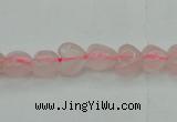 CRQ630 15.5 inches 8*8mm heart rose quartz beads wholesale