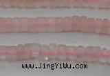 CRQ678 15.5 inches 2*4mm tyre rose quartz beads wholesale