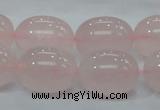 CRQ68 15.5 inches 16*20mm egg-shaped natural rose quartz beads