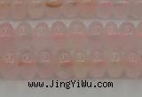 CRQ682 15.5 inches 5*8mm rondelle rose quartz beads wholesale