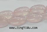 CRQ77 15.5 inches 12*20mm oval natural rose quartz beads wholesale