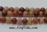 CRS02 15.5 inches 6mm round rainbow stone beads wholesale