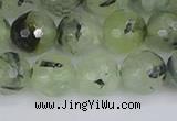 CRU804 15.5 inches 12mm faceted round prehnite gemstone beads