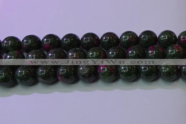 CRZ1115 15.5 inches 14mm round imitation ruby zoisite beads wholesale