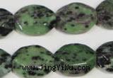 CRZ497 15.5 inches 15*20mm octagonal ruby zoisite gemstone beads