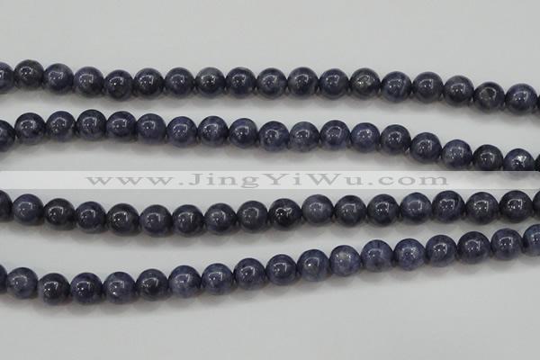 CRZ823 15.5 inches 8mm round natural sapphire gemstone beads
