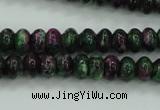 CRZ920 15.5 inches 5*8mm rondelle Chinese ruby zoisite beads