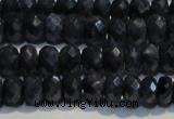 CRZ972 15.5 inches 4*6mm faceted rondelle A- grade sapphire beads