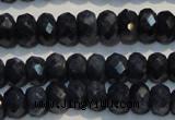 CRZ976 15.5 inches 4*6mm faceted rondelle A grade sapphire beads