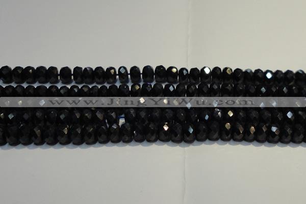 CRZ985 15.5 inches 5*7mm faceted rondelle AA grade sapphire beads