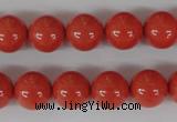 CSB102 15.5 inches 12mm round shell pearl beads wholesale