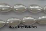 CSB1160 15.5 inches 12*18mm flat teardrop shell pearl beads