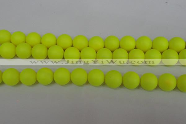 CSB1318 15.5 inches 10mm matte round shell pearl beads wholesale