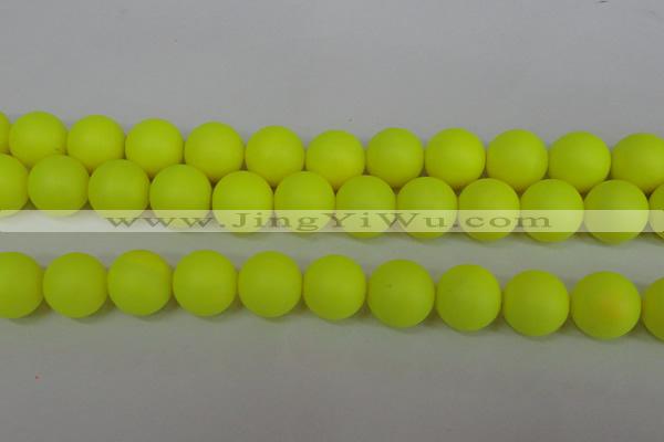 CSB1319 15.5 inches 12mm matte round shell pearl beads wholesale