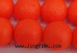 CSB1343 15.5 inches 10mm matte round shell pearl beads wholesale