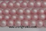 CSB1371 15.5 inches 6mm matte round shell pearl beads wholesale
