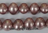 CSB139 15.5 inches 12*15mm – 13*16mm oval shell pearl beads