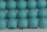 CSB1408 15.5 inches 10mm matte round shell pearl beads wholesale