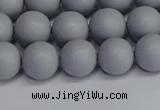CSB1692 15.5 inches 8mm round matte shell pearl beads wholesale
