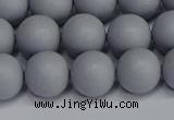 CSB1693 15.5 inches 10mm round matte shell pearl beads wholesale