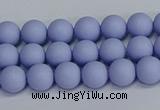 CSB1700 15.5 inches 4mm round matte shell pearl beads wholesale