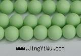 CSB1741 15.5 inches 6mm round matte shell pearl beads wholesale