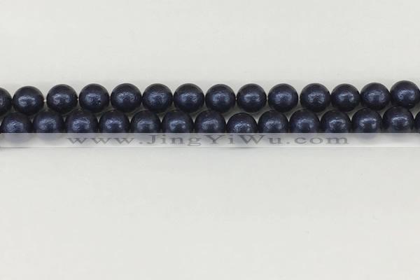 CSB2341 15.5 inches 6mm round wrinkled shell pearl beads wholesale