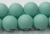 CSB2553 15.5 inches 10mm round matte wrinkled shell pearl beads