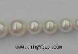 CSB400 15.5 inches 8mm - 16mm round shell pearl beads