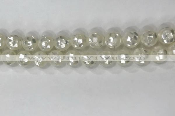 CSB4020 15.5 inches 12mm ball abalone shell beads wholesale