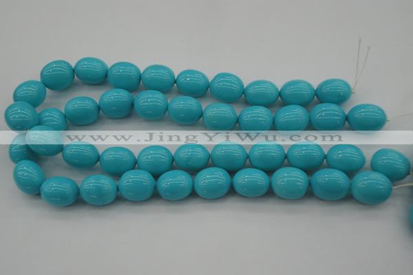 CSB677 15.5 inches 16*19mm oval shell pearl beads