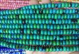 CSBS07 15 inches 4*6mm rondelle synthetic chrysocolla gemstone beads wholesale