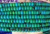CSBS08 15 inches 5*8mm rondelle synthetic chrysocolla gemstone beads wholesale