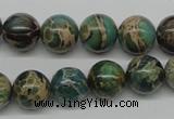 CSE5005 15.5 inches 12mm round natural sea sediment jasper beads