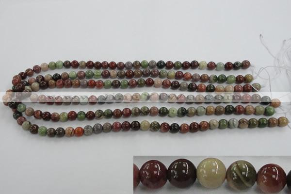 CSE5301 15.5 inches 6mm round sea sediment jasper beads wholesale