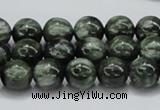 CSH03 15.5 inches 10mm round natural seraphinite gemstone beads