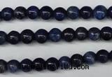 CSO400 15.5 inches 4mm round dyed sodalite gemstone beads