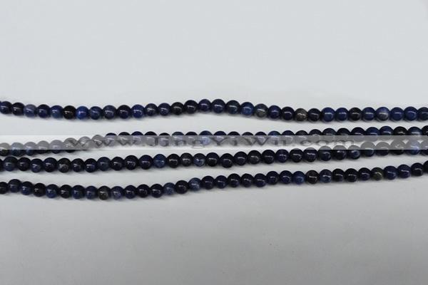 CSO400 15.5 inches 4mm round dyed sodalite gemstone beads