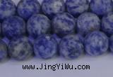 CSO532 15.5 inches 8mm round matte African sodalite beads wholesale