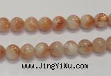 CSS15 15.5 inches 6mm round natural sunstone beads wholesale