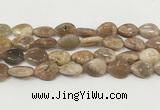 CSS409 15.5 inches 15*20mm flat teardrop sunstone beads wholesale