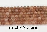 CSS753 15.5 inches 8mm round golden sunstone beads wholesale