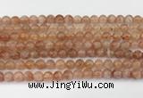 CSS761 15.5 inches 6mm round golden sunstone beads wholesale