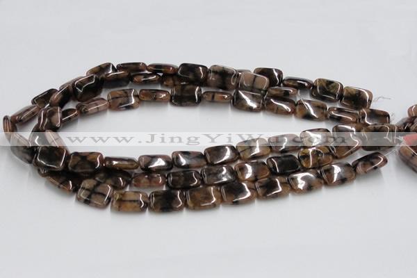 CST15 15.5 inches 13*18mm rectangle staurolite beads wholesale