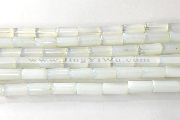 CTB1031 15 inches 8*16mm -8*18mm tube opal beads