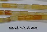 CTB301 15.5 inches 4*6mm tube yellow jade beads wholesale