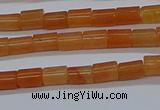 CTB303 15.5 inches 4*6mm tube red aventurine beads wholesale