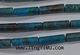 CTB317 15.5 inches 4*13mm tube crazy lace agate beads wholesale