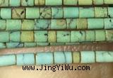 CTB802 15.5 inches 1mm tube turquoise beads wholesale